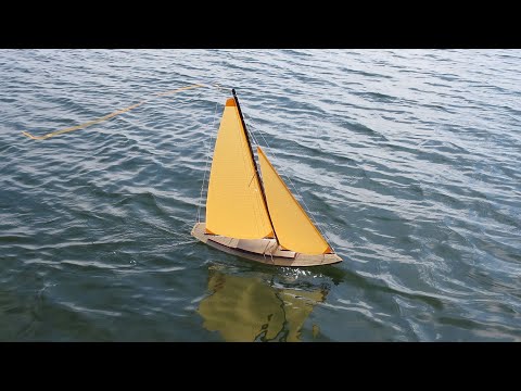 RC Segelboot Dulcibella auf der Müritz gesegelt